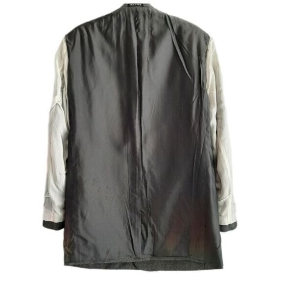 PAL ZILERI Italy Suit Jacket 100% Wool Grey Men's Sz 42 R - Picture 13 of 16